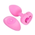 Вибро-пробка Vibrating Heart Shape Jewel Plug S-M